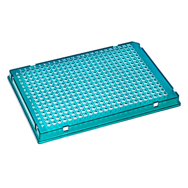 Caretta 384-Well PCR Platten, grün/farblos