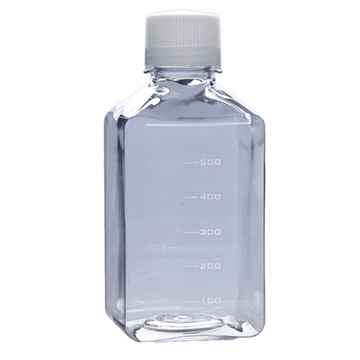 PETG Medienflaschen, quadratisch, 500 ml