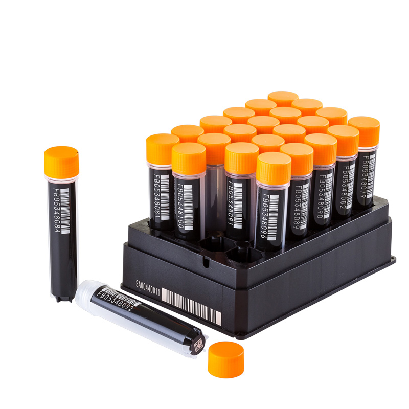 7.6ml Tri-coded Tube, 24-format, External Thread