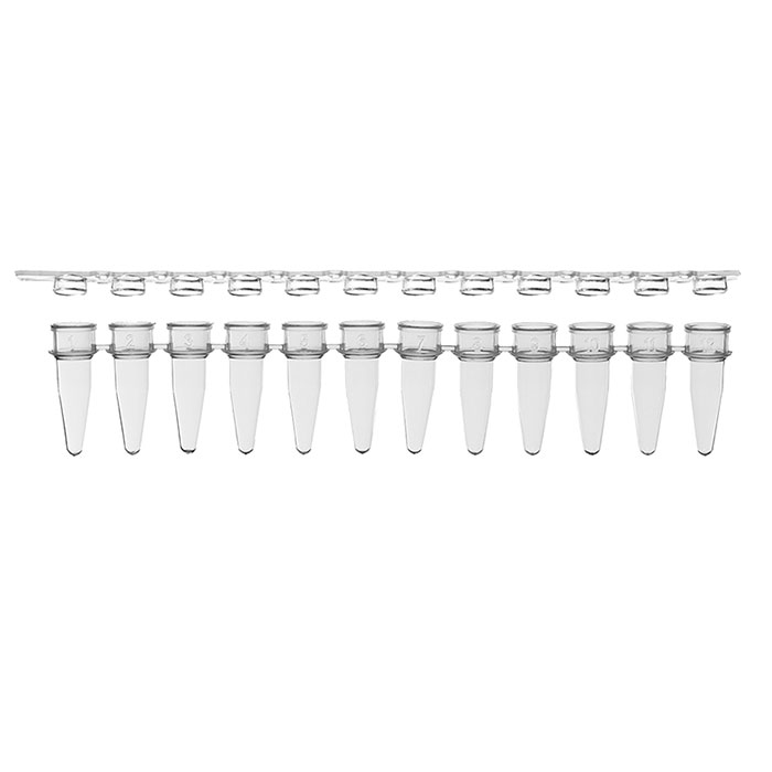PCR KOMBI 12er-SoftStrips, 0.2 ml, farblos