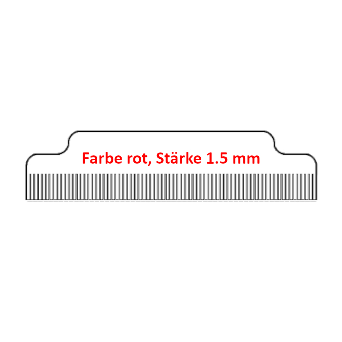 EasyPhor PAGE Maxi Kamm Plus, 75 Zähne, 1.5mm dick