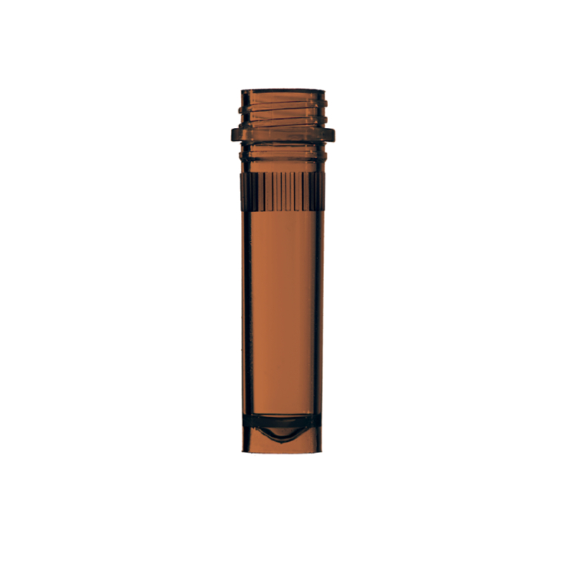 Probenröhrchen 2.0 ml, amber, mit Längsstegen