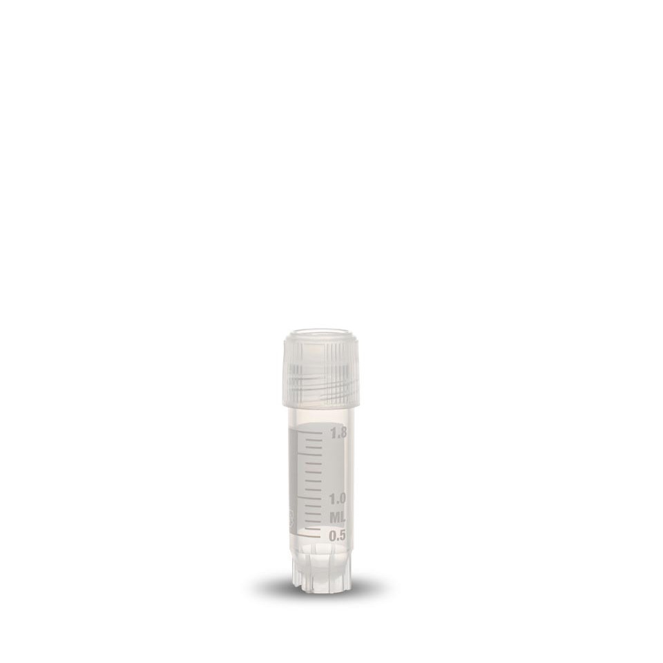 Cryovials, 2 ml, freistehend, Außengewinde