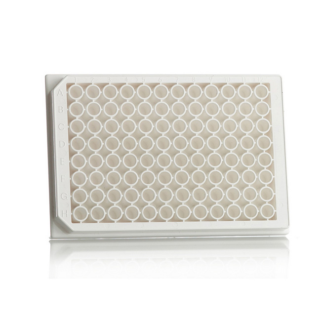 96 Well Assay Plate, 0.35 ml, white, Round Well