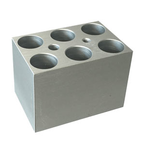 Block, 6 x 5 ml centrifuge tubes