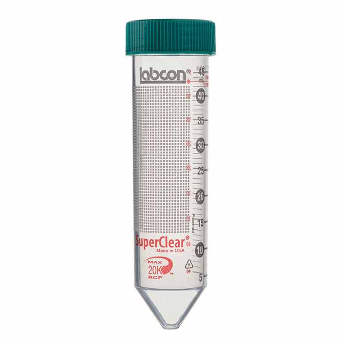 50 ml SuperClear Centrifuge Tubes, PlugStyleDeckel
