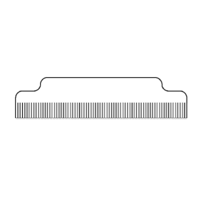 EasyPhor PAGE Maxi Kamm Plus, 75 Zähne, 1mm dick