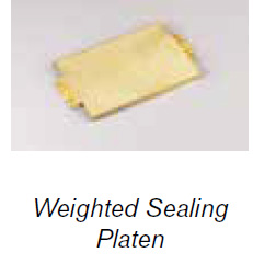 Semi-Automated Sheet Heat Sealer Weighted Plate