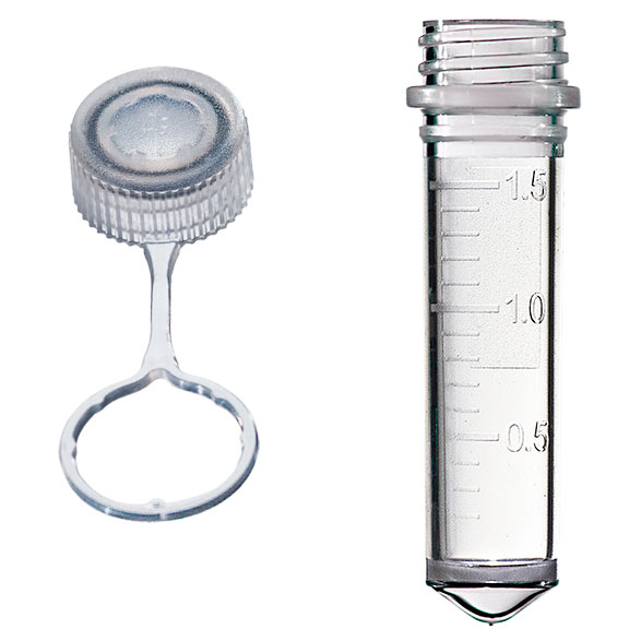 Probenröhrchen 2.0 ml, farblos, steril, ohne LS