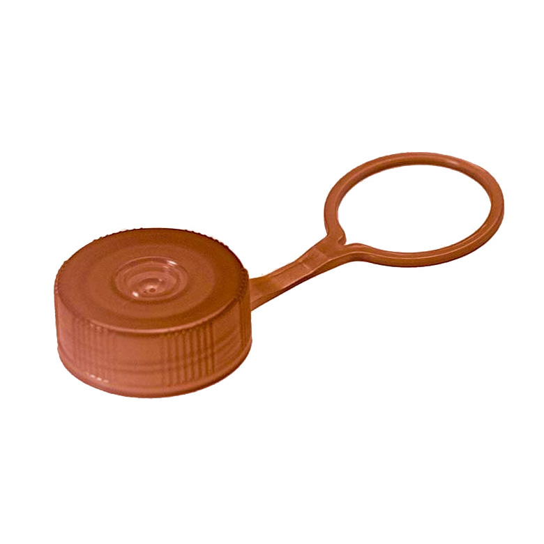Lip Seal Schraubverschlüsse mit Loop, amber