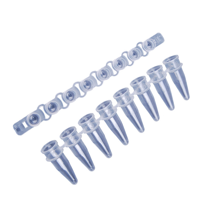PCR KOMBI 8er-Strips, 0.2 ml, farblos