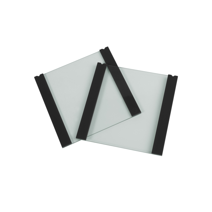 EasyPhor PAGE Mini Glasplatte mit Spacern 0.75