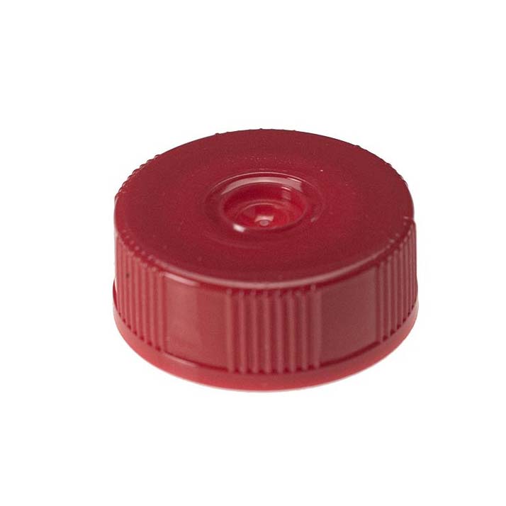 Lip Seal Schraubverschlüsse, rot