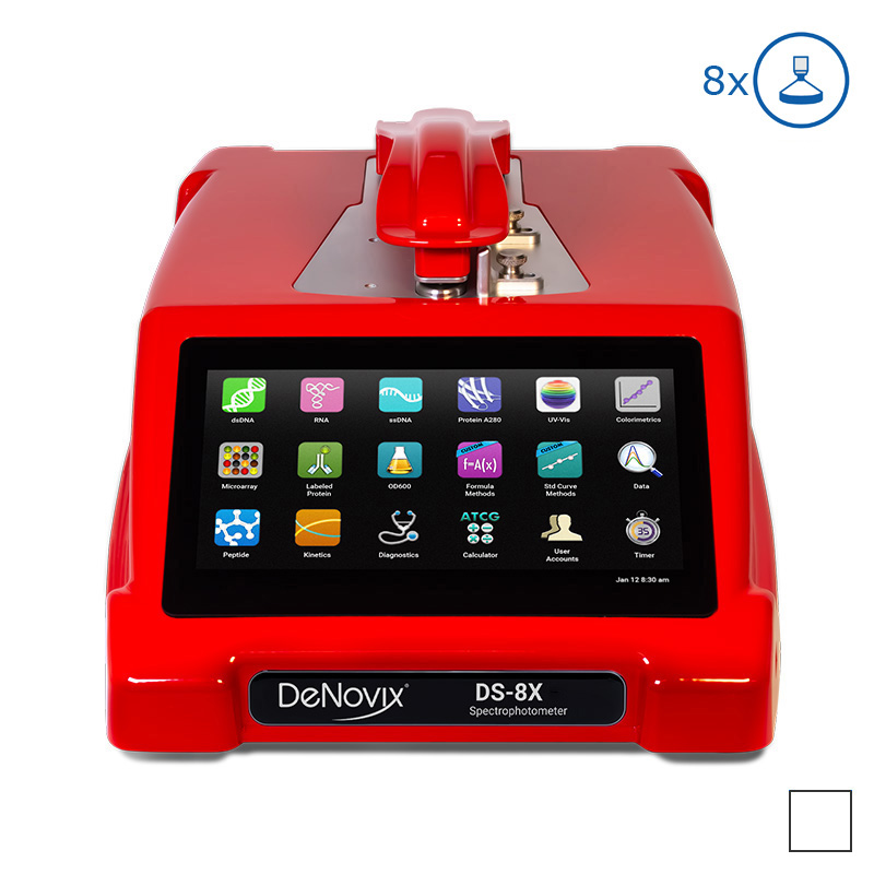 DS-8X Eight Channel µVolume Spectrophotometer