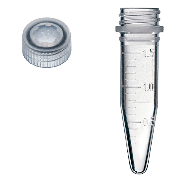 Probenröhrchen 1.5 ml, farblos, steril, ohne LS