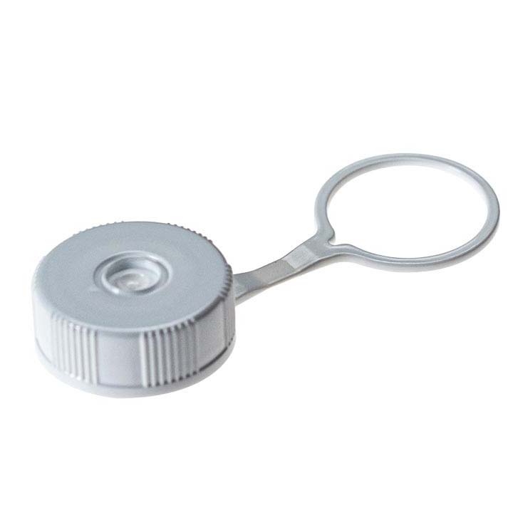 Lip Seal Schraubverschlüsse mit Loop, weiß