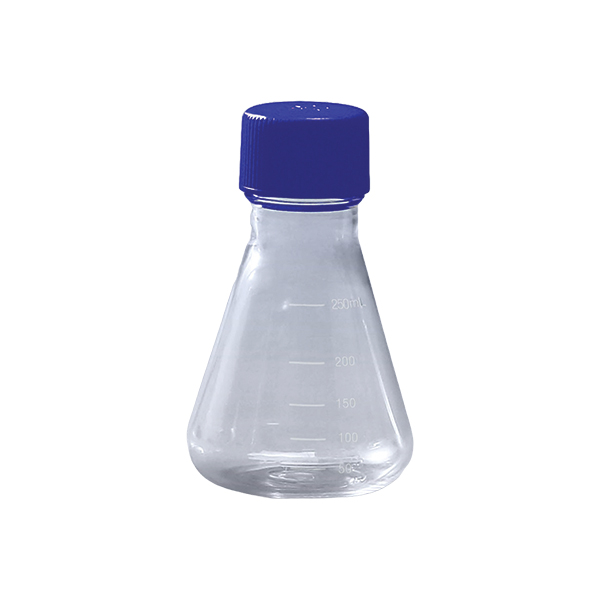 Erlenmeyerkolben, 250 ml, PETG, Dichtungskappe