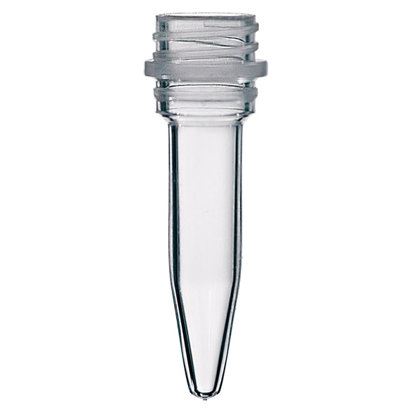 Probenröhrchen 0.5 ml, farblos, ohne Längsstege