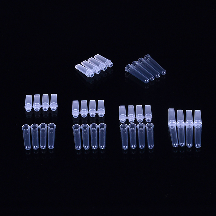PCR 0.1 ml 4-Tube & 4-Cap Strips