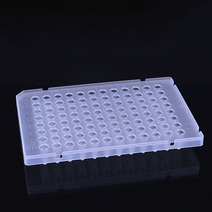 PCR 96-Well TW-MT-Platte, frosted, barcoded