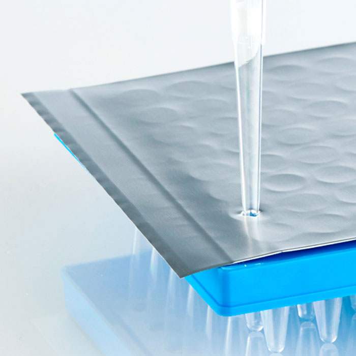 Adhesive PCR Foil Seal Strong Aluminiumfolie