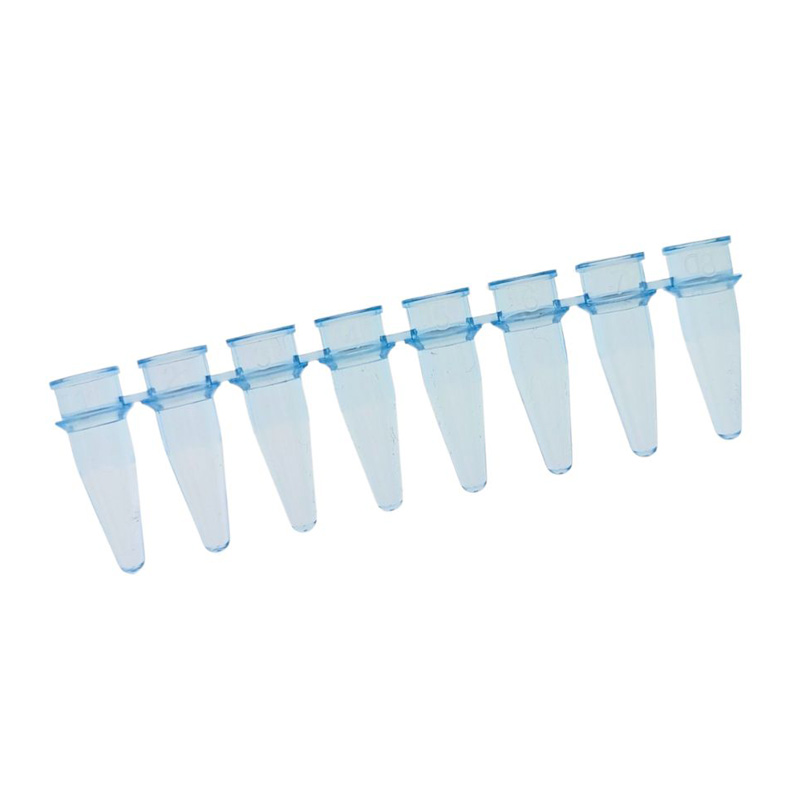 PCR 8er-SoftStrips, 0.2 ml, blau