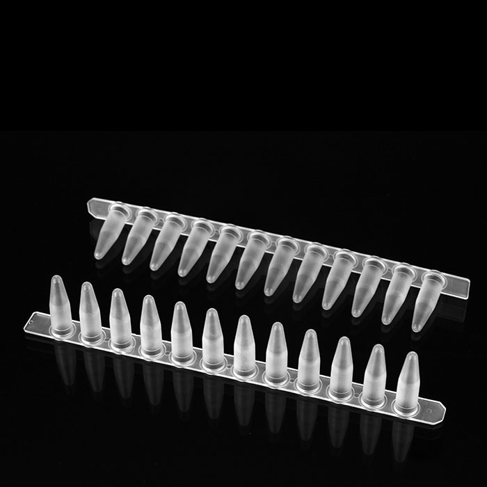 PCR TW 12-Tube Strip, 0.2 ml, frosted