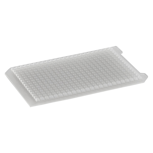 384 Square Well Sealing Cap Mat, clear silicone