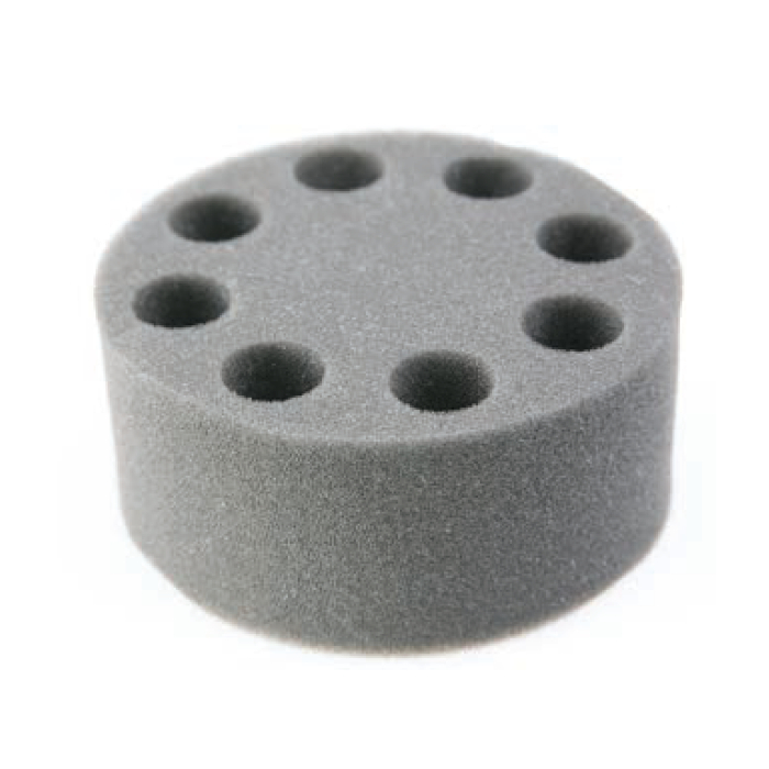 Adapter für 8 Gefäße, 20 mm Durchmesser