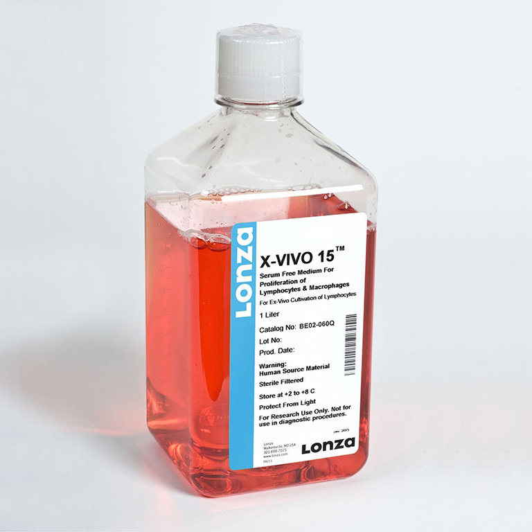 X-VIVO 15, serum-free, hematopoietic cell medium