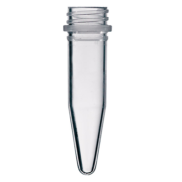 Probenröhrchen 1.5 ml, farblos, ohne Längsstege