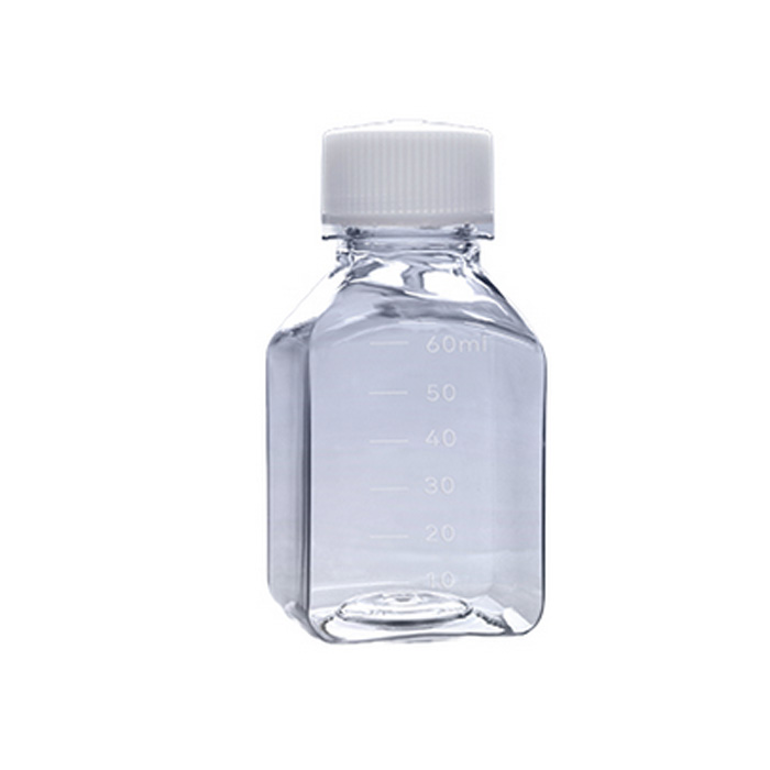 PETG Medienflaschen, quadratisch, 60 ml