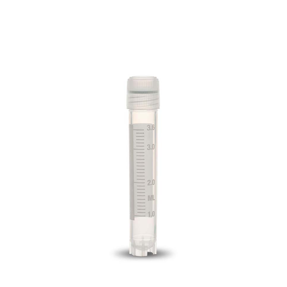 Cryovials, 4 ml, freistehend, Außengewinde