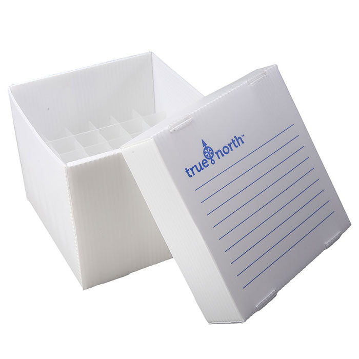 Kühlschrank Box faltbar, inkl. 36er Raster, natur
