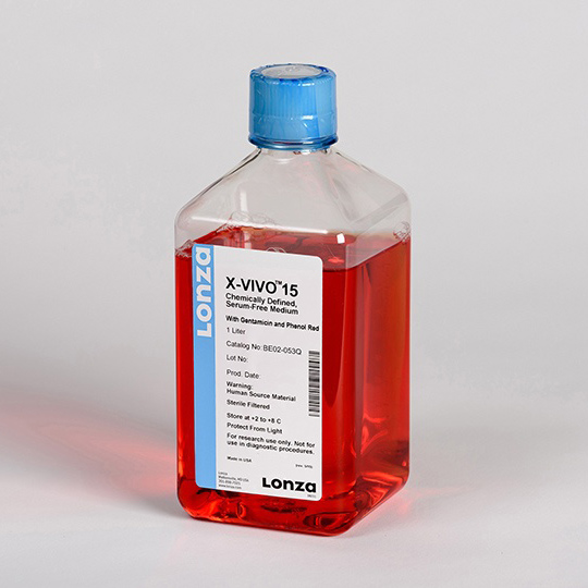X-VIVO 15 (Art. 881026) contains rec transferrin