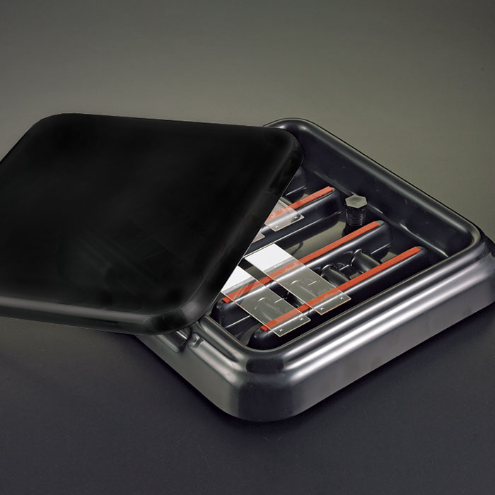 StainTray 10-S, schwarzer Deckel