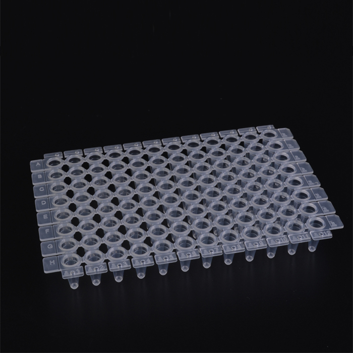 96 Well 0.1 ml 8-Transformer Platte, frosted