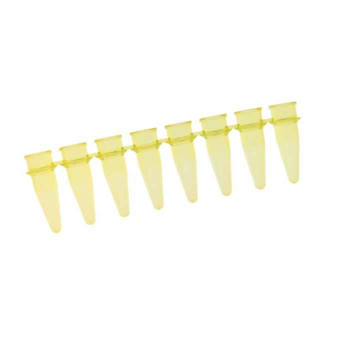 PCR 8er-SoftStrips, 0.2 ml, gelb