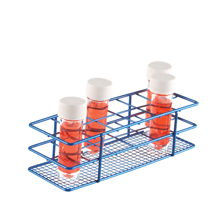 Draht Rack, blau, 12 x 33 mm Öffnungen