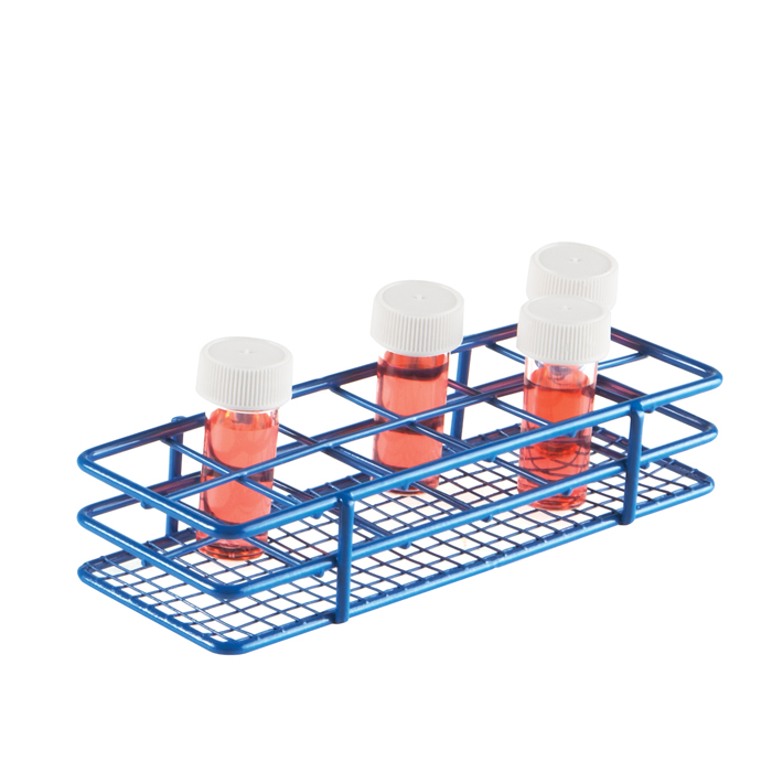 Draht Rack, blau, 12 x 25 mm Öffnungen