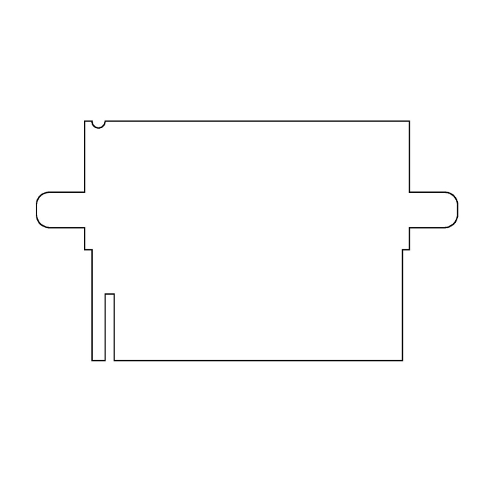 EasyPhor PAGE Mini Kamm, 1+1 Zähne, 1 mm Stärke