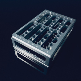Aluminium Sample Rack für 55AP1016-6W IsoPure Mini