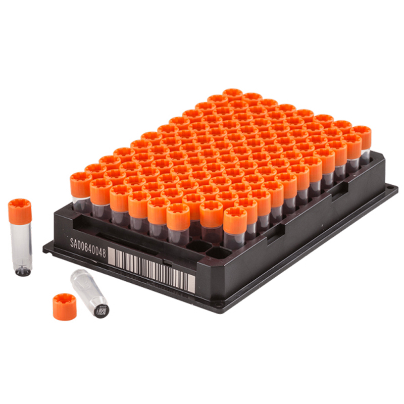 0.5ml Dual-coded Tube, 96-format, External Thread