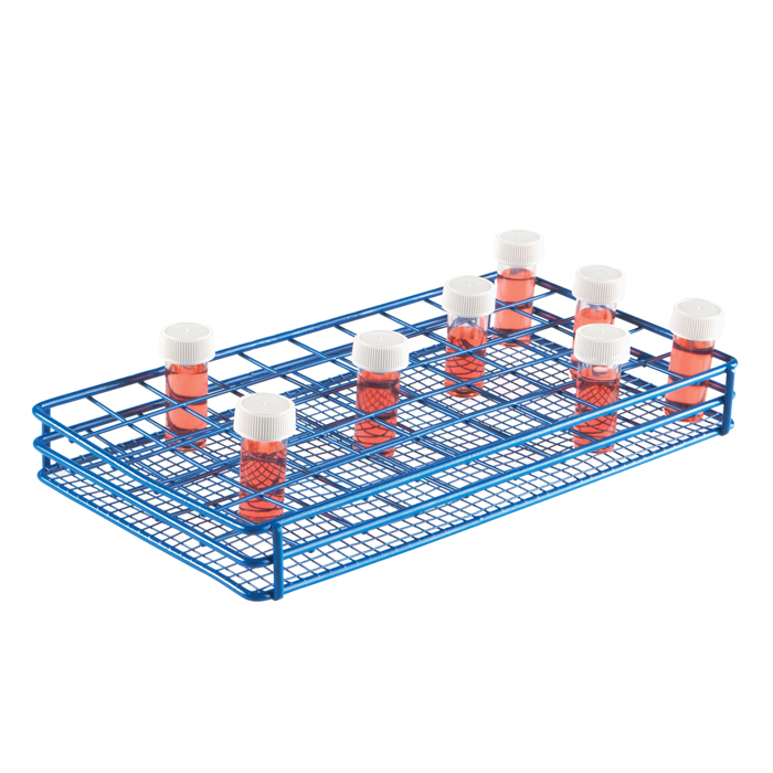 Draht Rack, blau,  50 x 25 mm Öffnungen