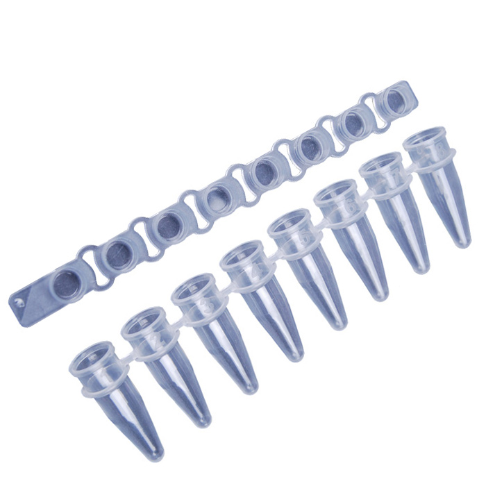PCR KOMBI 8er-Strips, 0.2 ml, farblos