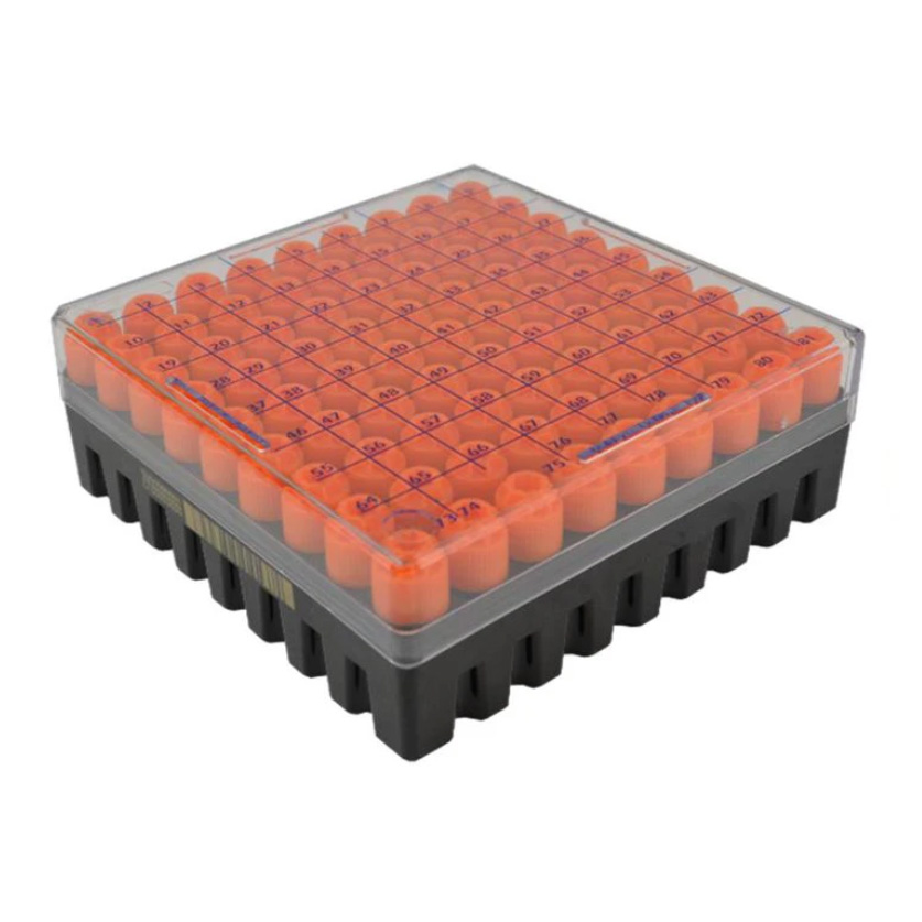 Cryo Rack 9x9, black, polycarbonate