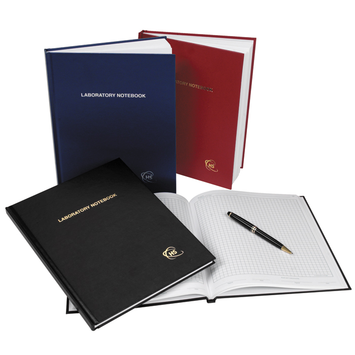 Lab. Notebook, Laborbuch, 200 Seiten, kariert