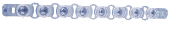 PCR 8er-CapStrips, grün