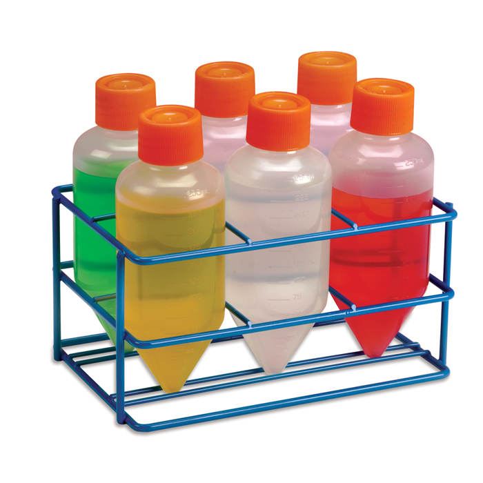 Draht Rack, blau, 6 x 60 mm Öffnungen