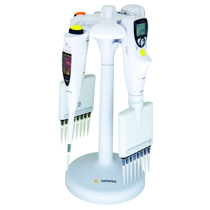 Ladekarussell für 4 elektr. Sartorius Pipetten